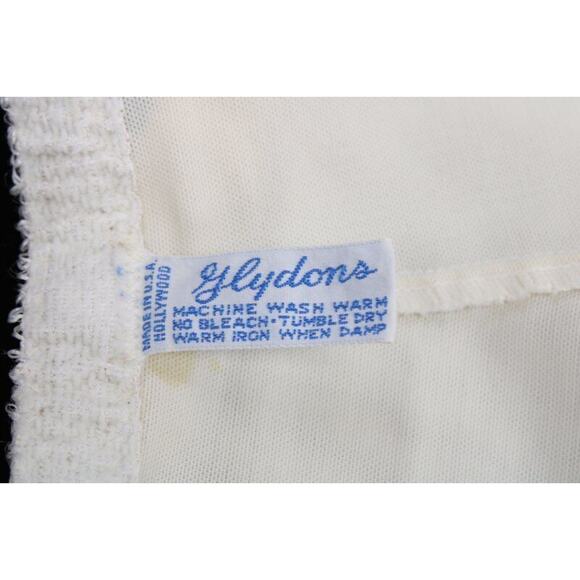 Vintage Glydons Long Leg Shaper Girdle L Lace Trim Pant Liner Knee Length - Picture 5 of 7